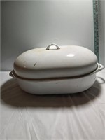 Vintage white enamel ware