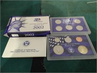 2002 U.S. Mint Proof Set w/ Quarter Set