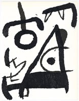 Joan Miro original woodcut