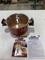 Red copper, better pasta pot