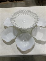 Cake plate with bowls