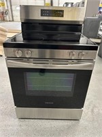 Frigidaire 30” stainless steel glass top steam