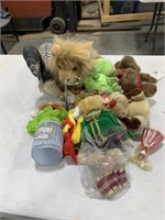 Stuffed animals,McDonald toys, little purse,Duck