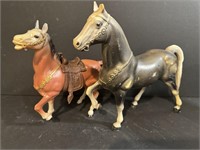 Two vintage Toy Horses