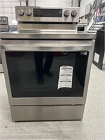 30” LG stainless steel glass top self cleaning