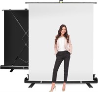 5'x6.2' Collapsible Pure White Background