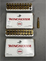 40 WINCHESTER 7.62 MM FMJ CARTRIDGES