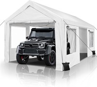 Carport 10x20ft Portable Garage, Heavy Duty Car