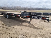 2020 Corn Pro 16’+5' deckover bumper trailer
