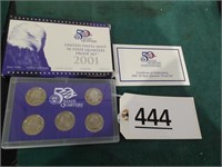 2001 U.S. Mint State Quarters Set