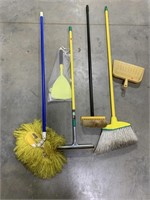 Broom, dust mop, Assorted cleaning tools