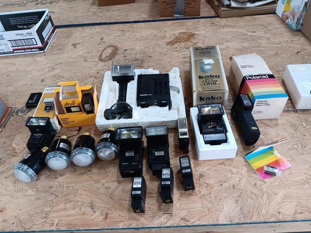 Assortment of flashes