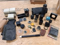 Camera lenses. Misc some cases