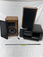 Pair of Venturi Speakers and Pioneer