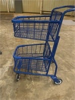 Used Bed Bath & Beyond 2-Tiered Shopping Cart