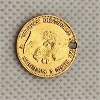 1877-C Gold 5 Mark German Coin