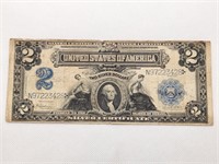 1899 $2 Large Size Silver Certificate