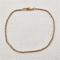 14K Gold 8" Bracelet