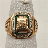 10K 1929 E(dinburg?) High School Ring