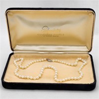 Cultured Pearls w/ 14K Gold Clasp