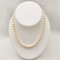 Cultured Pearl 16" Necklace 14K Clasp