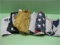Assorted Full Size Flags Shown - Edge Wear