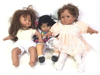 3 Lissi Dolls - Up to 23"H