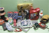 Assorted Hardware, Tools, Gloves & More