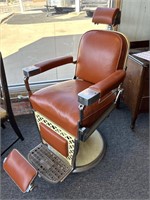 Antique/Vintage Barber Chair 26” x 40” x 48”