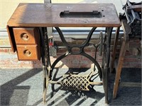 Antique Sewing Sewing Table 31” x 16.5” x 28.5”
