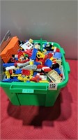 Tote full of legos