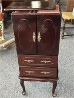Wood Jewelry Cabinet (top piece is no longer