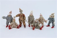7 Clown Dolls. Schoenhut. Humpty Dumpty Circus