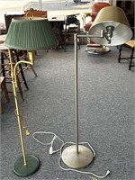 (2) Floor Lamps (need cleaned) 53”