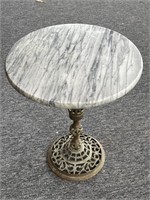 Marble Top Plant Stand 15” x 17.5”