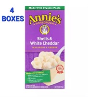 4 pack Annie's White Cheddar Pasta Shells