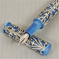 Krone Architectus provincial blue fountain pen