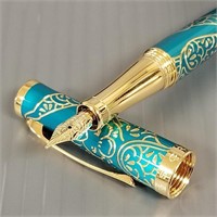 Cross Year of the Monkey teal fountain pen with