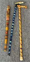 Canes/Walking Sticks and Wood Souvenir Mexico