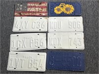 Painted Kansas License Plates
