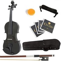 TE5021  KK Music Mendini Violin Pack 4/4 MV-Black