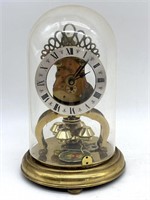 Schatz Clock in Plastic Cloche 8” (unknown