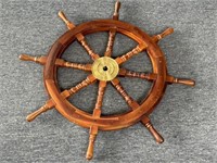 Wood Ship Wheel 3’