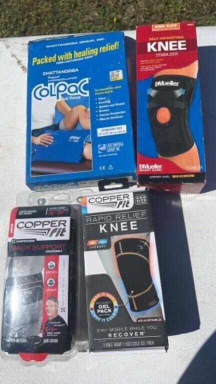 New in box knee stabilizer, copper fit knee