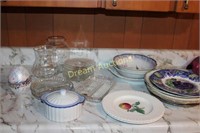 Miscellaneous Glass Lot incl Royal Cauldron Plates