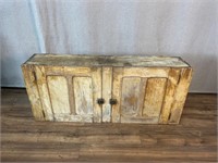 Antique Primitive Sideboard Buffet Cabinet