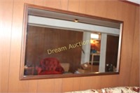 Large Framed Mirror 55x30   Located / Basment