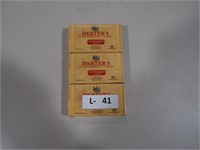 3 BOXES OF HERTER'S .223 RIFLE CARTRIDGES