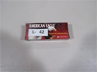 1 BOX OF AMERICAN EAGLE .223 RIFLE CARTRIDGES