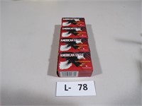 4 BOXES OF AMERICAN EAGLE .22 CALIBER RIM FIRE
